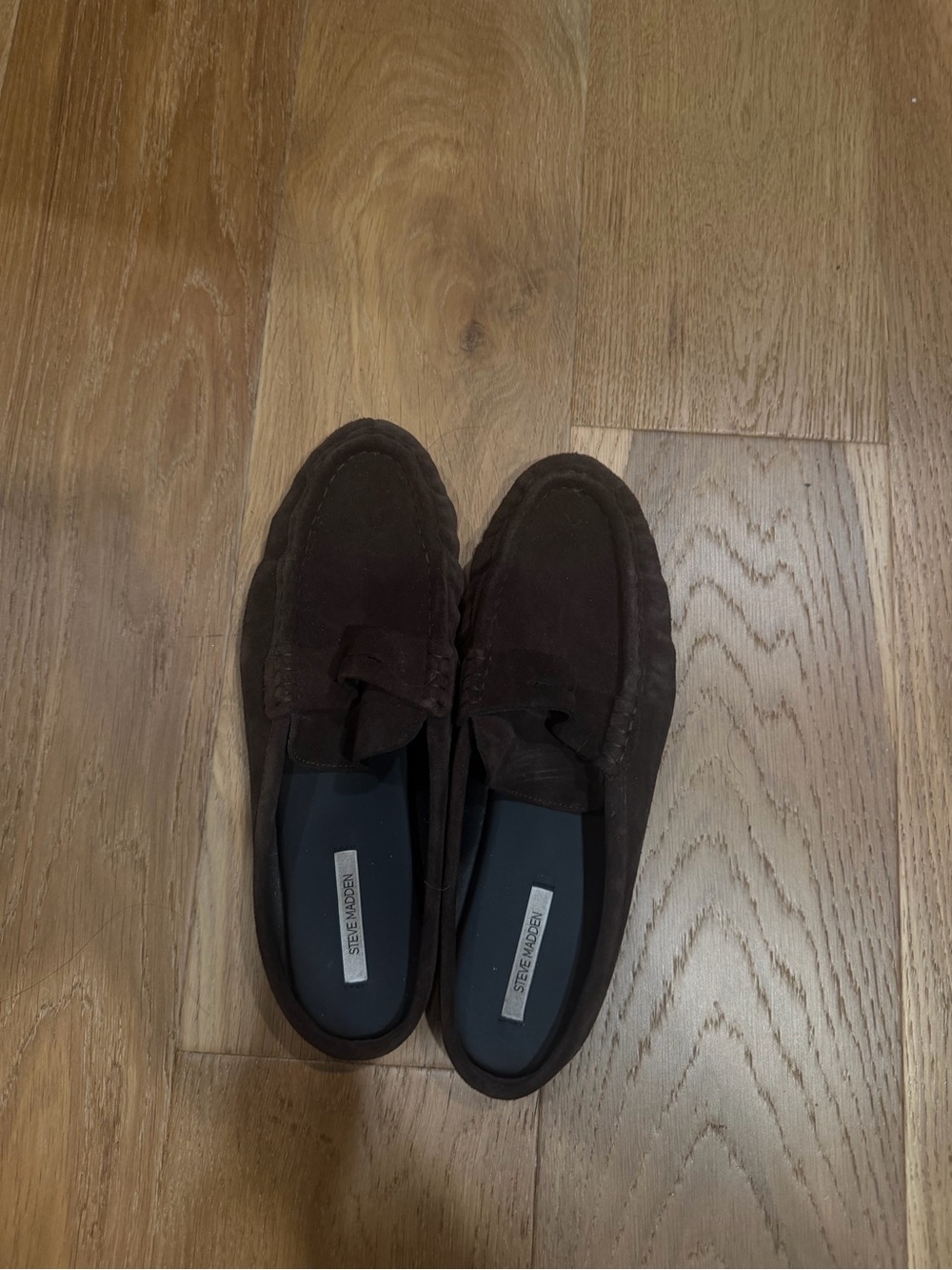 Steve Madden Brown Suede Women's Loafers